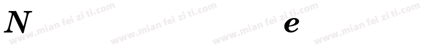 NewCenturySchlbk Bold Th字体转换
